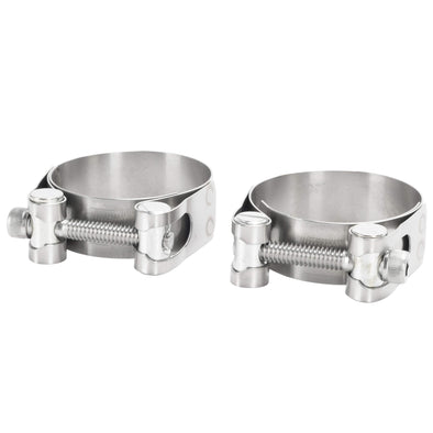 Premium Stainless Steel Exhaust Clamps 1957-1985 Harley-Davidson Ironhead Sportster