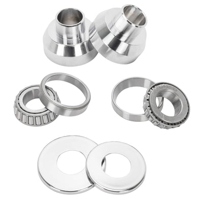 Fork Neck Cup Conversion Kit 7/8" to 1" Stem 1952-1981 Harley-Davidson Ironhead Sportster