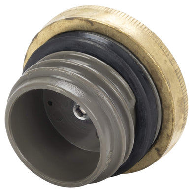 Domed Screw-In Gas Cap for Harley-Davidson 1996 & Later - Antique Brass