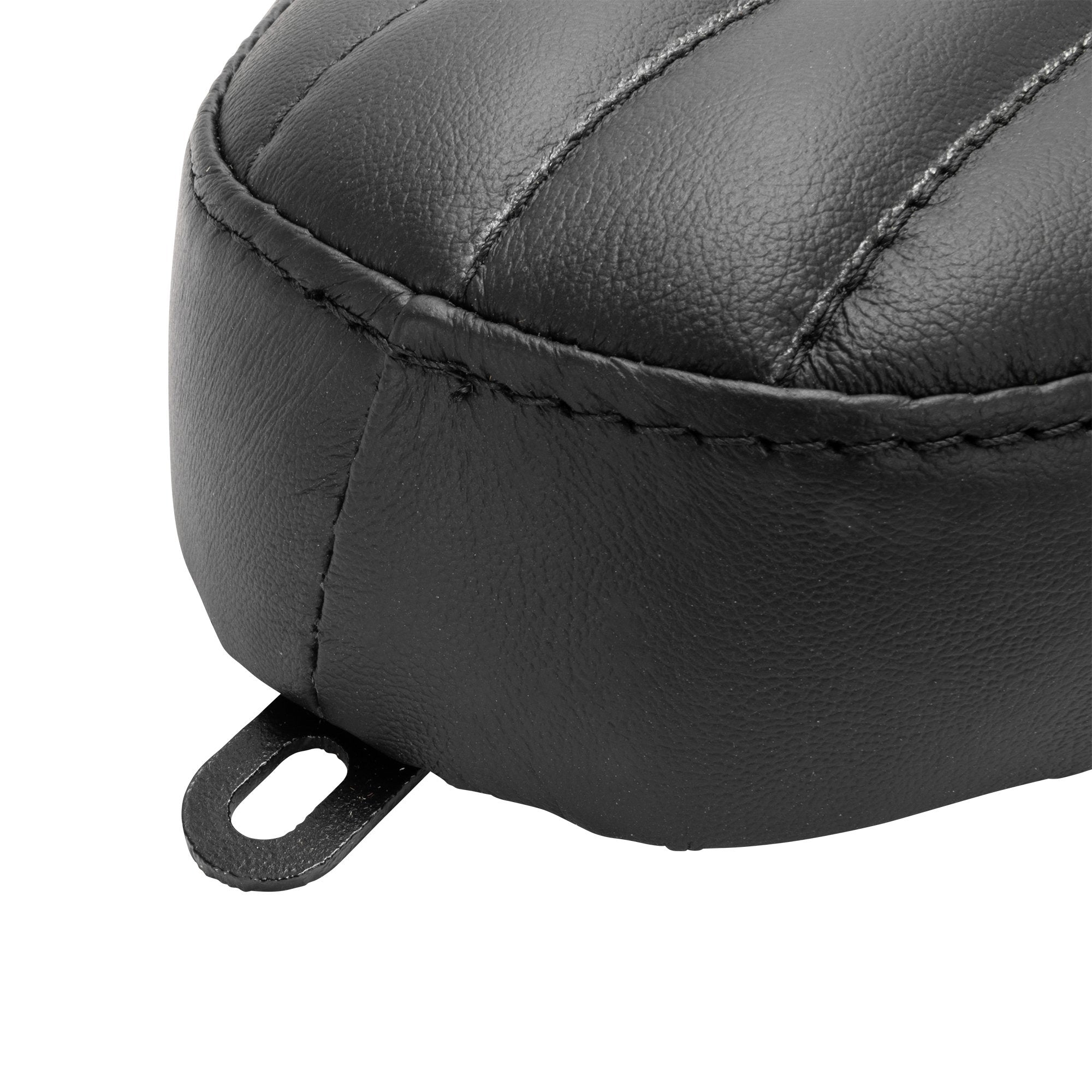 Factory Rigid 90 Rich Phillips Seat Co. Cobra 2-Up Seat - Black Leather - Vertical Pleat ...