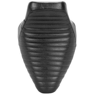 Bare Bones Solo Seat - Pleated - fits 1984-1999 Harley-Davidson Softail