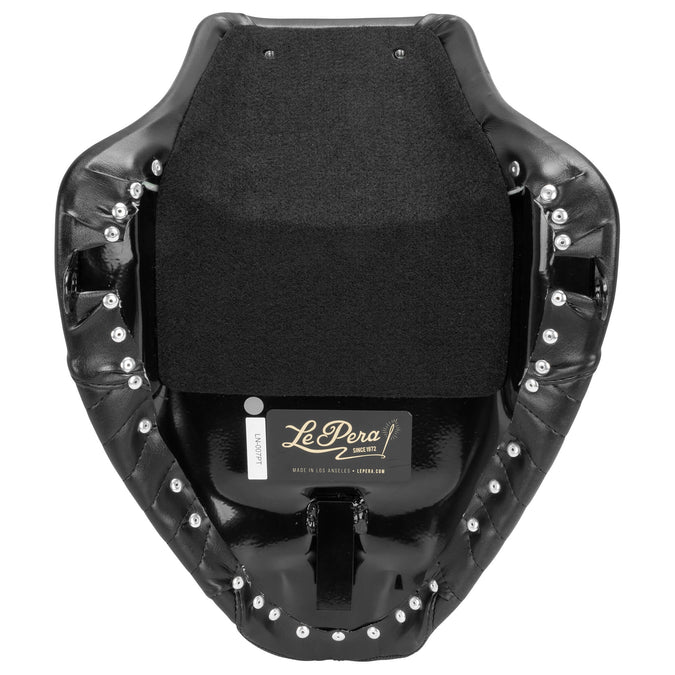 Bare Bones Solo Seat - Pleated - fits 1984-1999 Harley-Davidson Softail