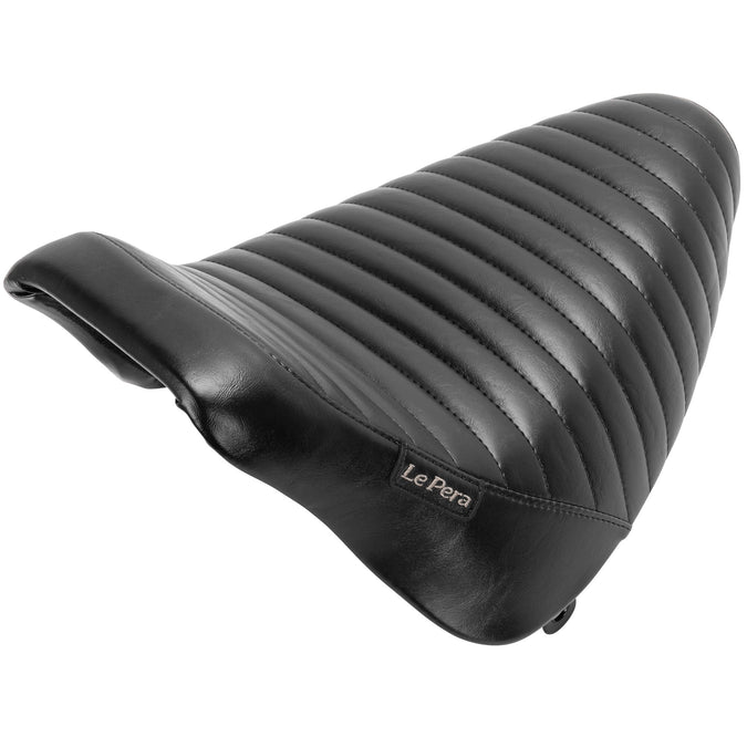 Bare Bones Solo Seat - Pleated - fits 1984-1999 Harley-Davidson Softail