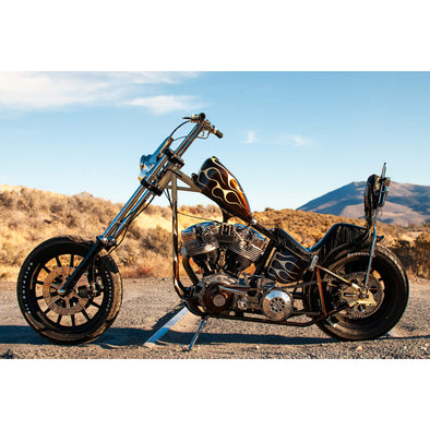 Midway Mid Controls 1970-1984 Harley-Davidson Shovelhead 1984-1999 Evo - Chrome