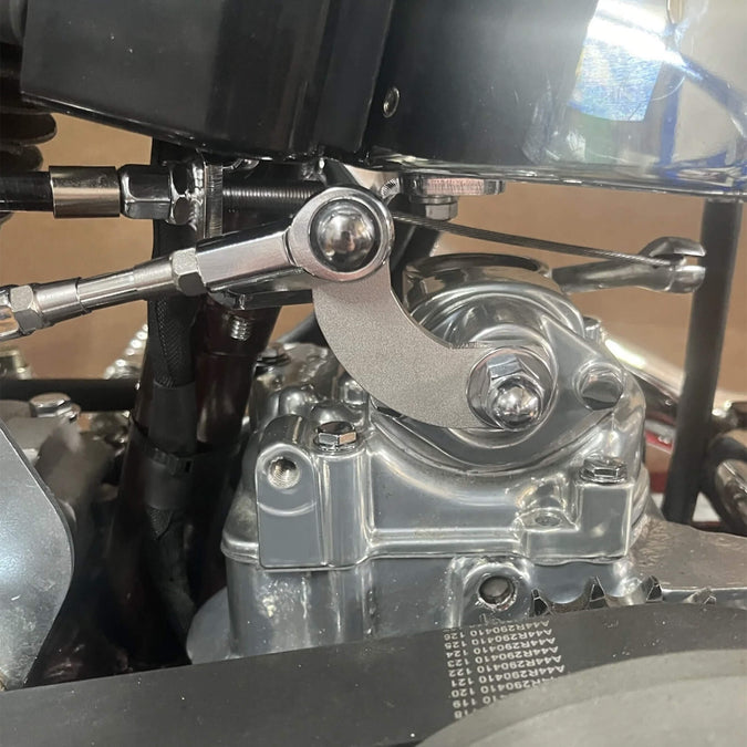 Rotary Top Shift Lever 1979-1986 Harley-Davidson Transmissions 4 Speeds - Stainless Steel