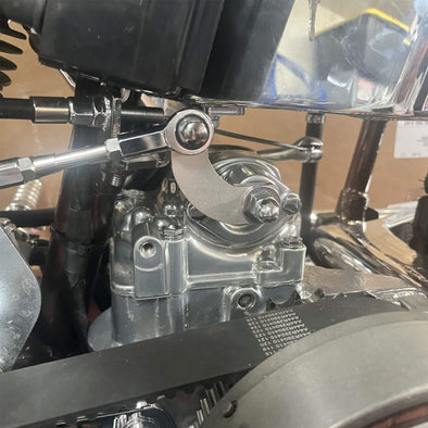 Rotary Top Shift Lever 1979-1986 Harley-Davidson Transmissions 4 Speeds - Stainless Steel