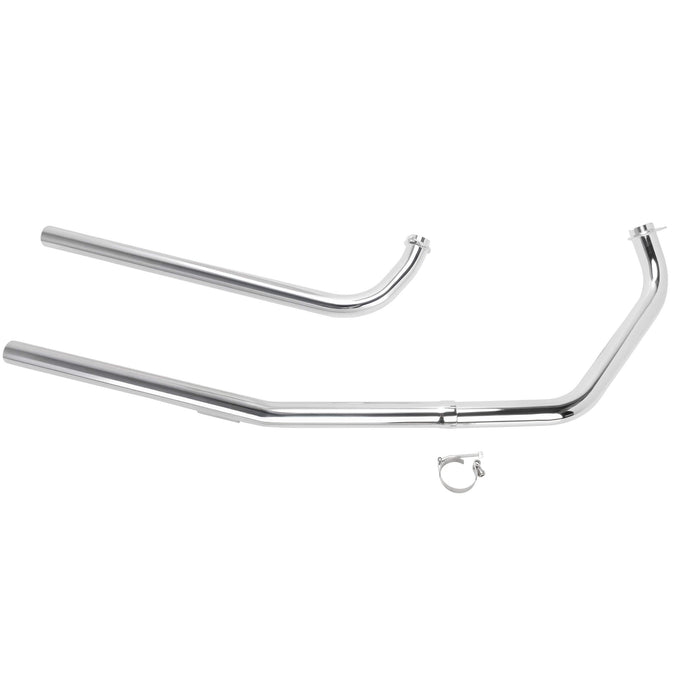 Upswept Exhaust Pipe Set for 1970-1984 Harley-Davidson Shovelhead Rigid Applications