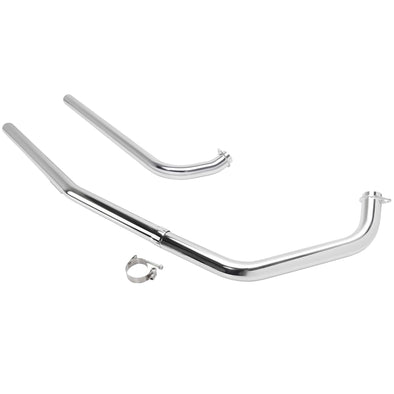 Upswept Exhaust Pipe Set for 1970-1984 Harley-Davidson Shovelhead Rigid Applications