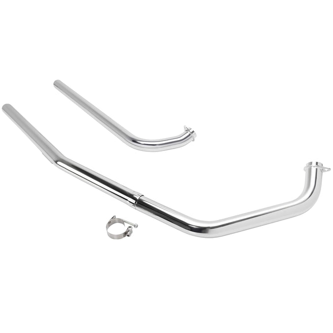 Upswept Exhaust Pipe Set for 1970-1984 Harley-Davidson Shovelhead Rigid Applications