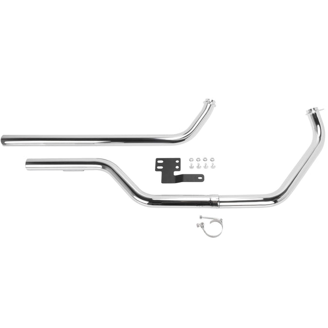 Upswept Shotgun Exhaust Pipe Set for 1970-1984 Harley-Davidson Shovelhead Rigid Applications