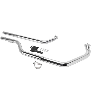 Upswept Shotgun Exhaust Pipe Set for 1970-1984 Harley-Davidson Shovelhead Rigid Applications
