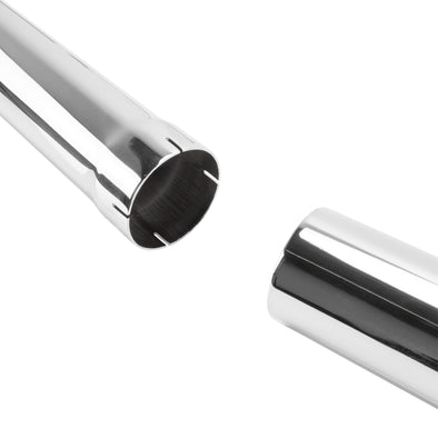 Upswept Shotgun Exhaust Pipe Set for 1970-1984 Harley-Davidson Shovelhead Rigid Applications