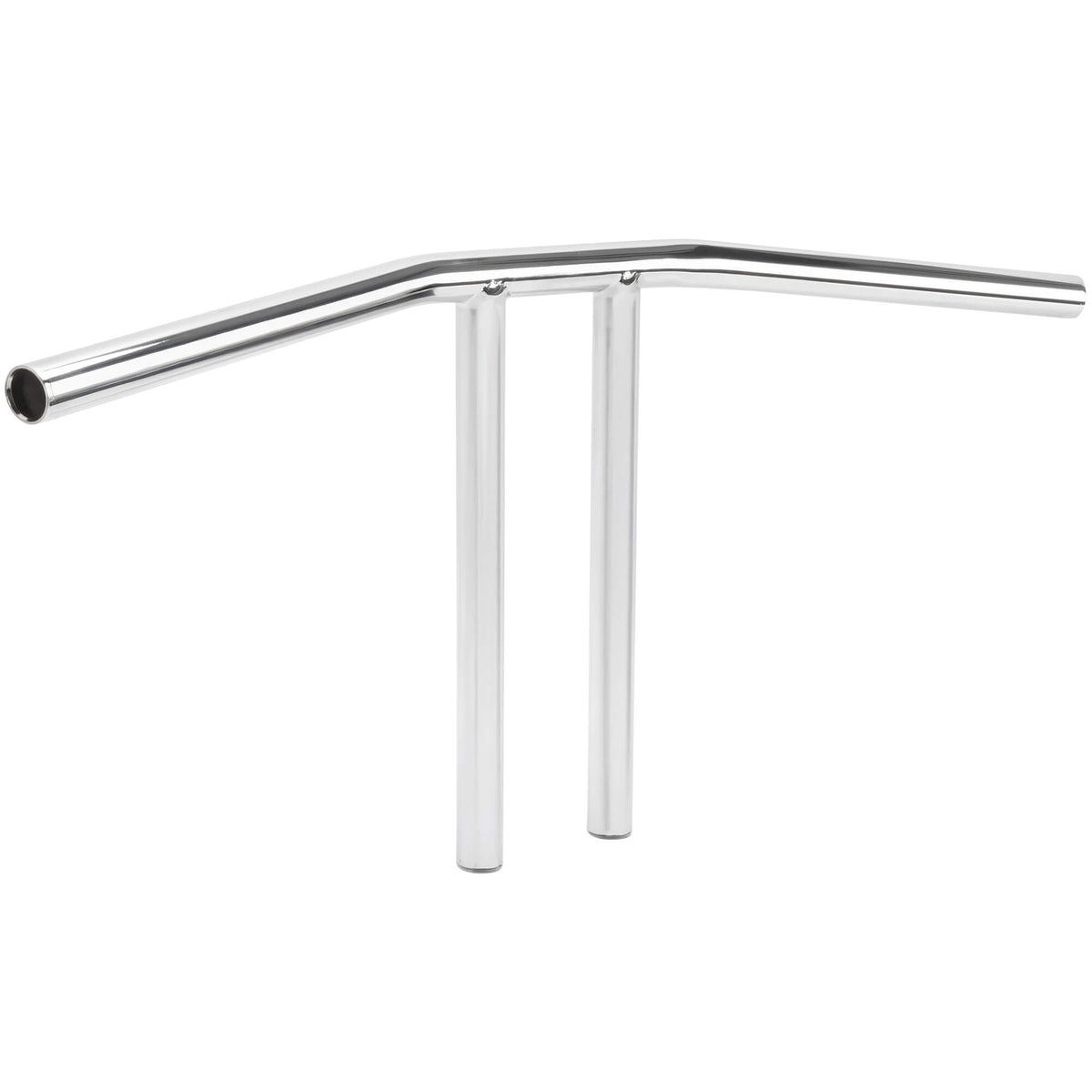 Lowbrow Customs T-Bars Handlebars - 12 inch Rise - 1 inch Diameter - Chrome