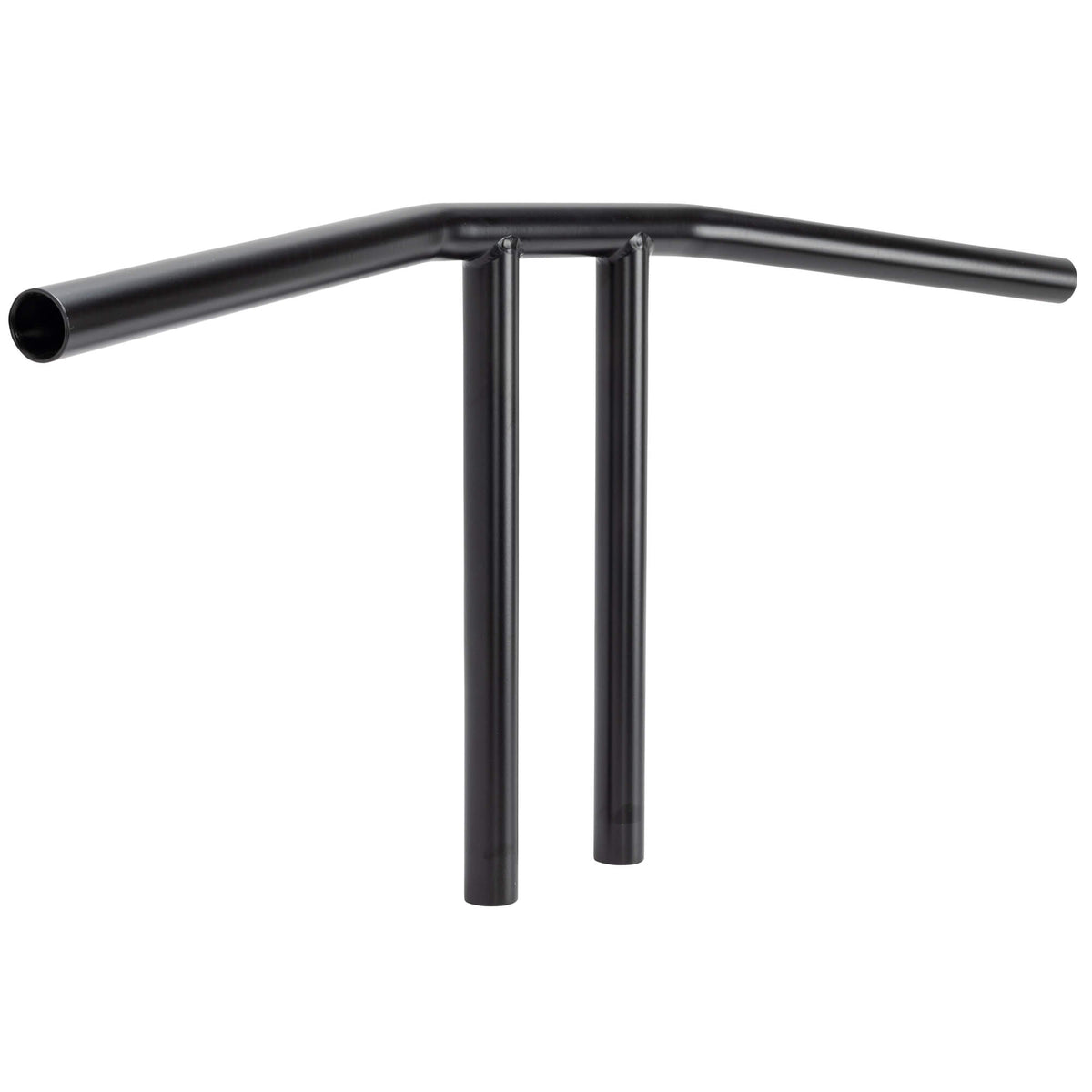 Lowbrow Customs T-Bars Handlebars - 12 inch Rise - 1 inch Diameter - Black