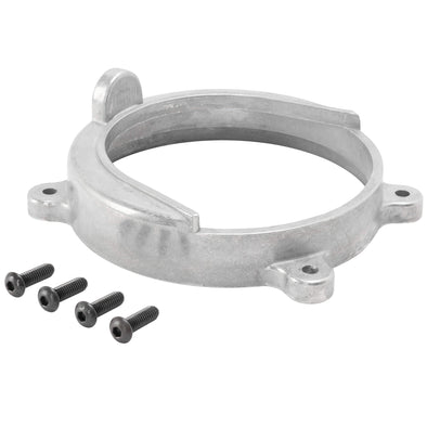 Cast Alternator Shroud Cover for Open Belt Drives fits 1970-2006 Harley-Davidson Big Twins - Raw Finish