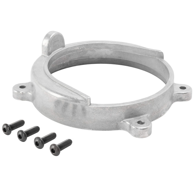 Cast Alternator Shroud Cover for Open Belt Drives fits 1970-2006 Harley-Davidson Big Twins - Raw Finish