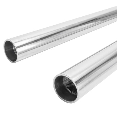 41MM Chrome Fork Tubes 1984-1999 Harley-Davidson FXWG/D FXST - 32-1/4 inch - 8 Over