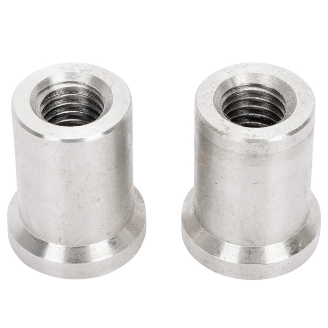 Handlebar Stainless Steel Riser Bungs 1/2-13 Threaded - 2 pack