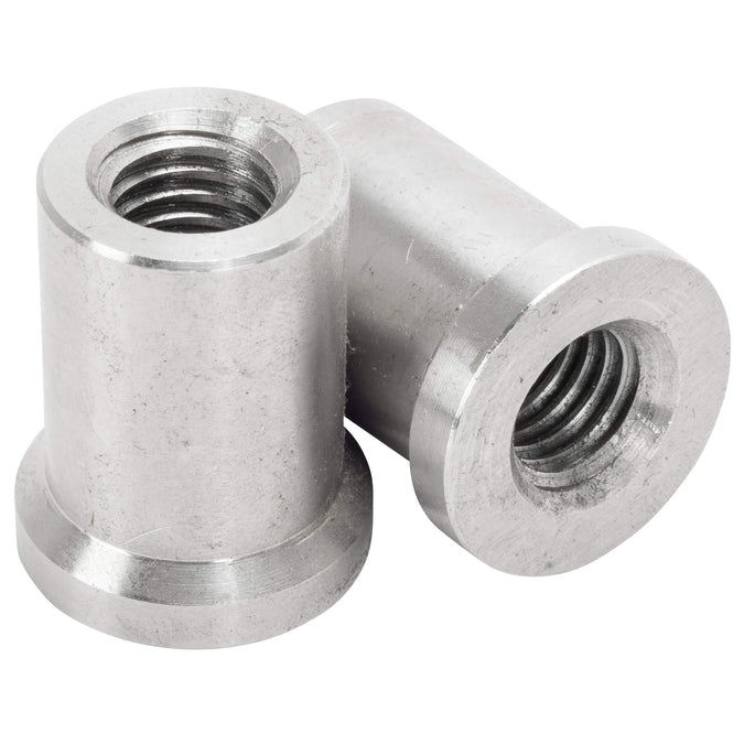 Handlebar Stainless Steel Riser Bungs 1/2-13 Threaded - 2 pack