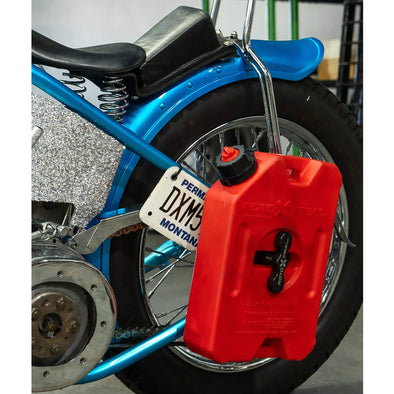 RotoPax Fuel Can Mount For Harley Davidson Cast Knucklehead/Panhead Axle Plates