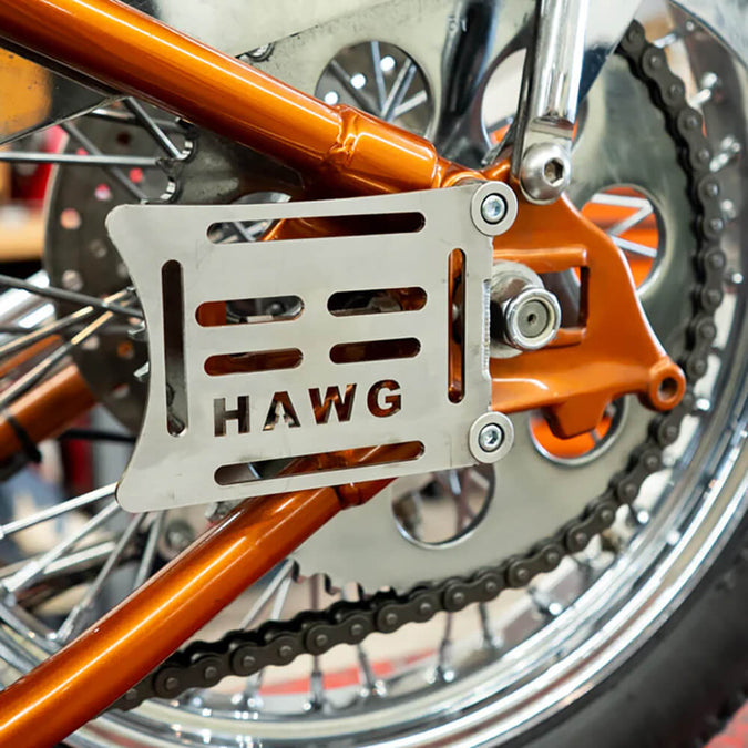 RotoPax Fuel Can Mount For Harley Davidson Cast Knucklehead/Panhead Axle Plates