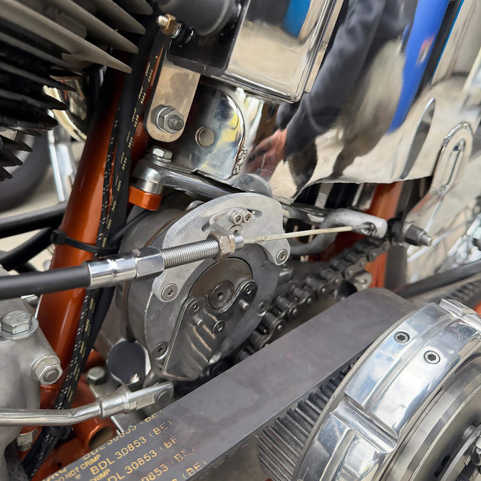 Quick-Pull Clutch Cable Bracket V2.0 For Harley-Davidson Ratchet Top 4 Speed Transmissions