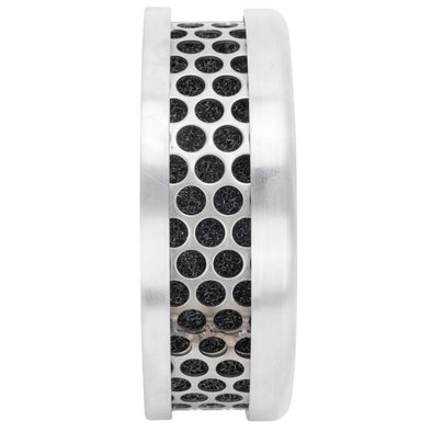 Swirl 4" Air Cleaner S&S Super E/G Carburetor - Brushed Aluminum