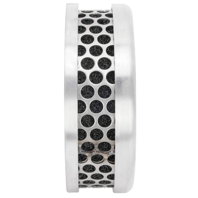 Swirl 4" Air Cleaner S&S Super E/G Carburetor - Brushed Aluminum