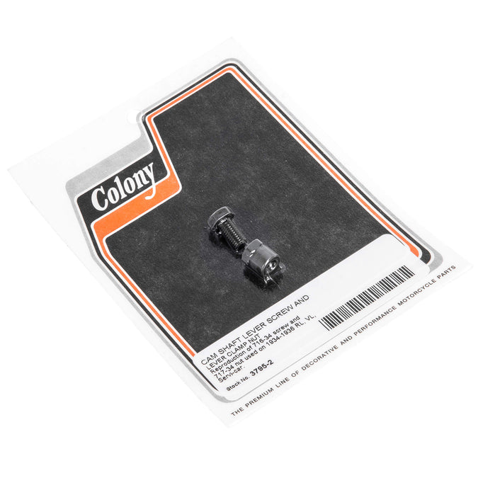#3795-2 Cam Shaft Lever Screw & Nut Kit 1934-1936 Harley-Davidson RL/VL/Servi-car