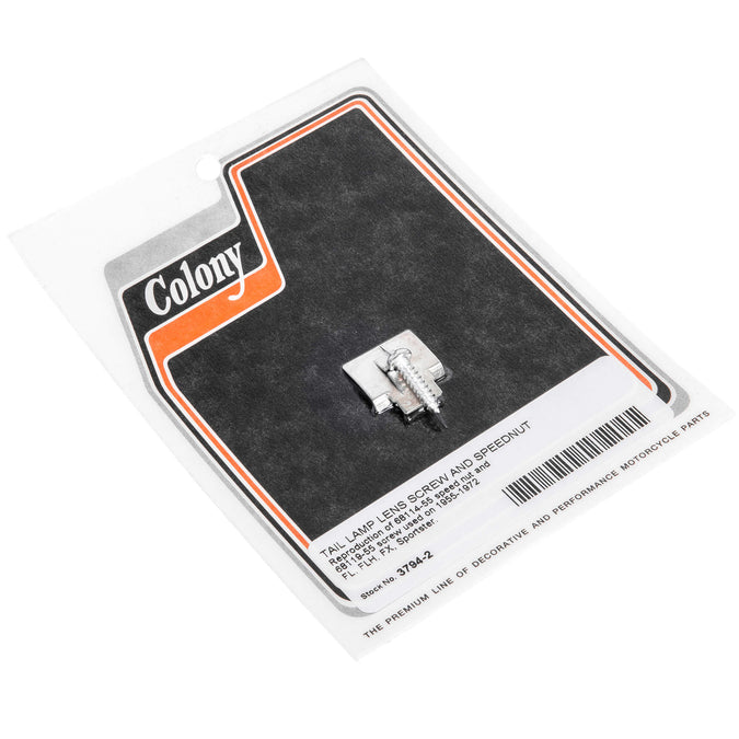 #3794-2 Tail Lamp Speed Nut & Screw Kit 1955-1972 Harley-Davidson FL/FLH/FX/XL