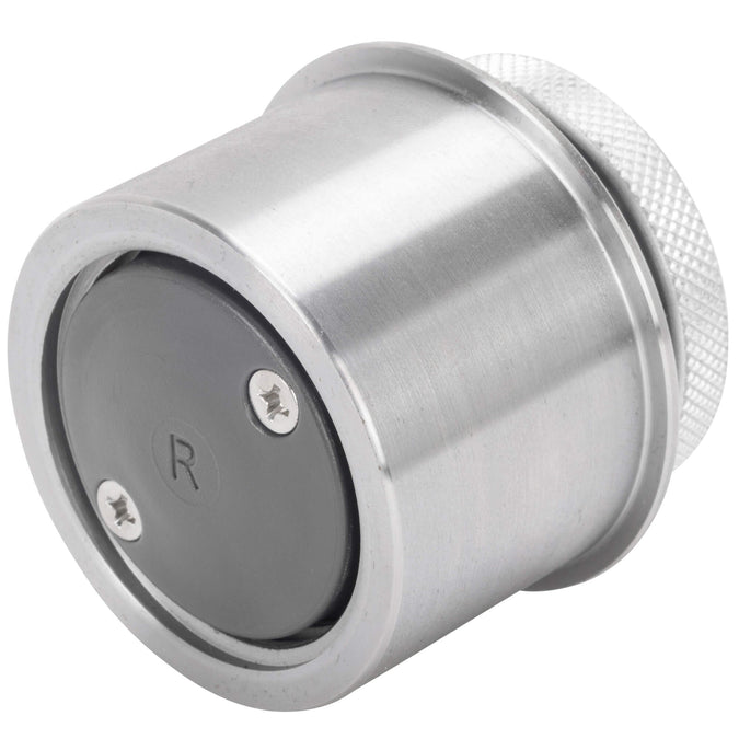 Small Flush Mount Pop-Up Gas Cap & Weld-In Bung - Vented - Aluminum