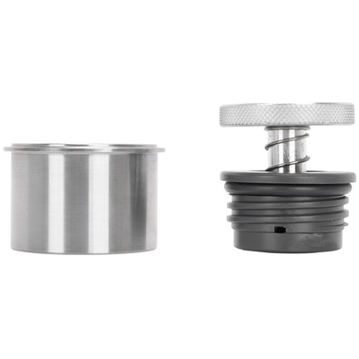 Small Flush Mount Pop-Up Gas Cap & Weld-In Bung - Vented - Aluminum