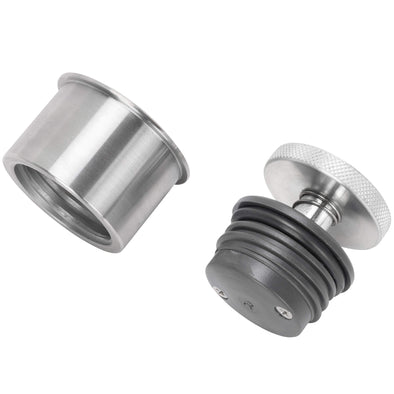 Small Flush Mount Pop-Up Gas Cap & Weld-In Bung - Vented - Aluminum