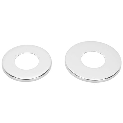 Chrome Fork Neck Cup Kit with Fork Stops for Harley-Davidson Big Twins