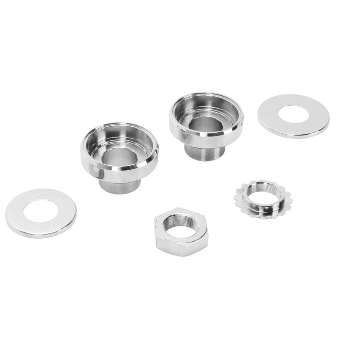 Chrome Fork Neck Cup Kit for Harley-Davidson Big Twins