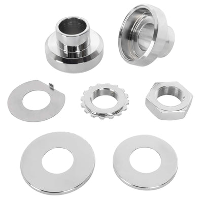 Chrome Fork Neck Cup Kit for Harley-Davidson Big Twins