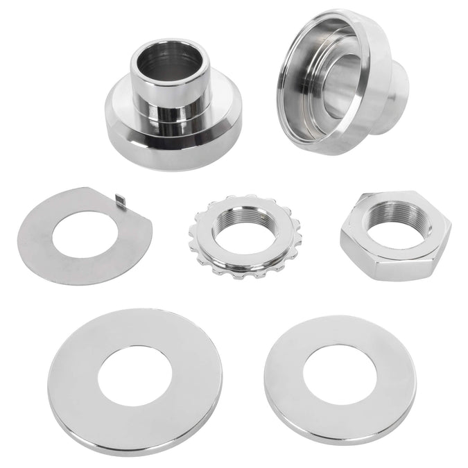 Chrome Fork Neck Cup Kit for Harley-Davidson Big Twins