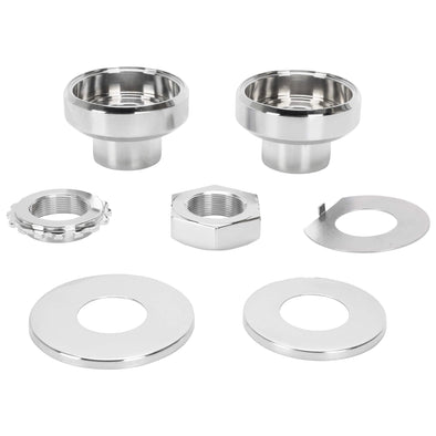 Chrome Fork Neck Cup Kit for Harley-Davidson Big Twins