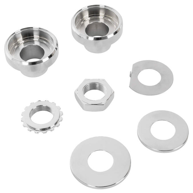 Chrome Fork Neck Cup Kit for Harley-Davidson Big Twins