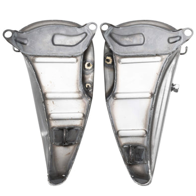 Fat Bob Flatside Style Gas Tanks - 1984-1999 Harley-Davidson FXST/FLST 1985-1986 FX/FXWG - 3.5 Gallon