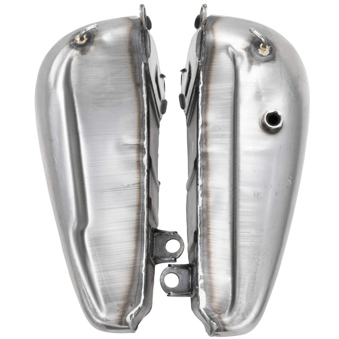 Fat Bob Flatside Style Gas Tanks - 1984-1999 Harley-Davidson FXST/FLST 1985-1986 FX/FXWG - 3.5 Gallon