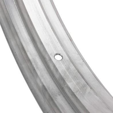 Round Spoke Invader 21 x 2.15 Narrow Flange Front Wheel - Raw Steel