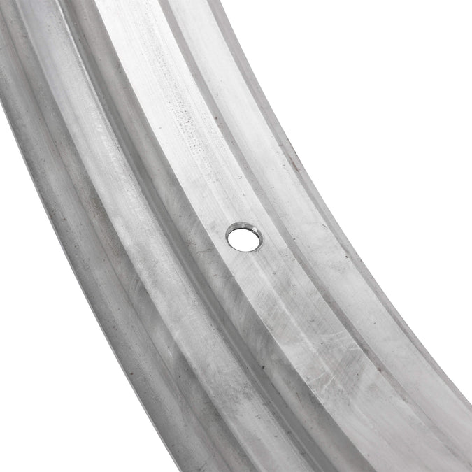 Round Spoke Invader 21 x 2.15 Narrow Flange Front Wheel - Raw Steel