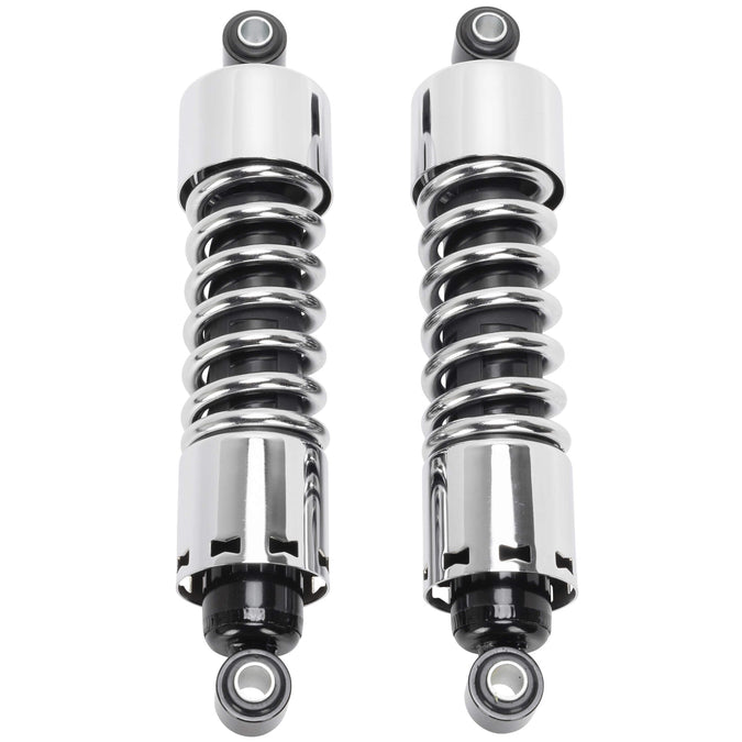 11" Chrome Shocks With Chrome Spring - 1 inch Under - 1973-1984 Harley-Davidson FX/FXE 1972-1984 FL