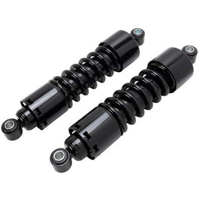 11" Black Shocks With Black Spring - 1 inch Under - 1973-1984 Harley-Davidson FX/FXE 1972-1984 FL