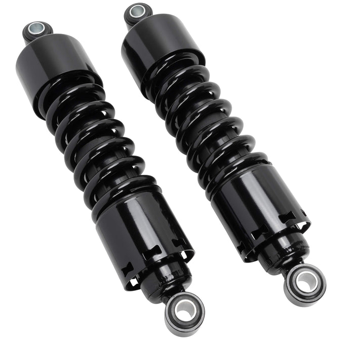 12" Black Shocks With Black Spring - Stock Length - 1973-1984 Harley-Davidson FX/FXE 1972-1984 FL