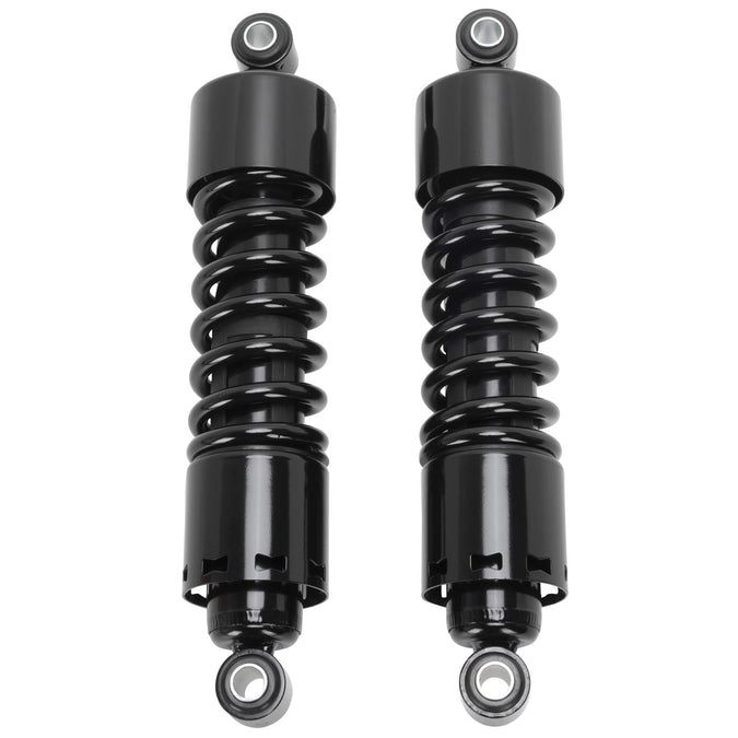 12" Black Shocks With Black Spring - Stock Length - 1973-1984 Harley-Davidson FX/FXE 1972-1984 FL