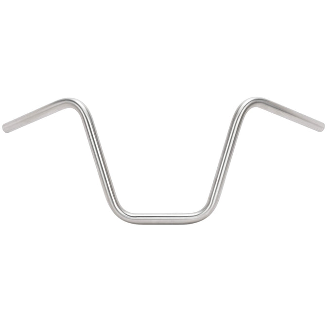 Narrow Bottom Ape Hanger Handlebars - 11 inch Rise - 1 inch  - Stainless Steel
