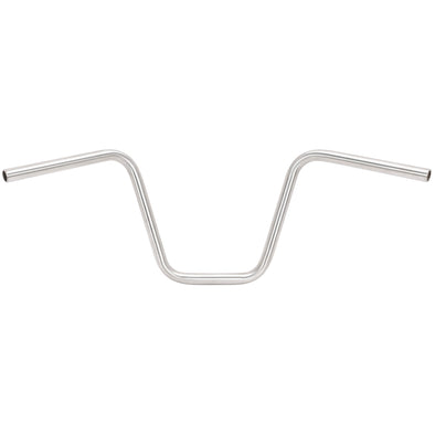 Narrow Bottom Ape Hanger Handlebars - 11 inch Rise - 1 inch  - Stainless Steel