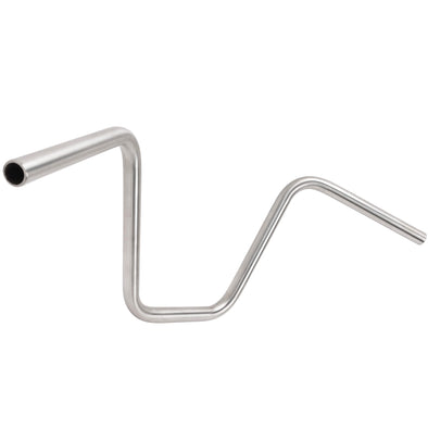 Narrow Bottom Ape Hanger Handlebars - 11 inch Rise - 1 inch  - Stainless Steel